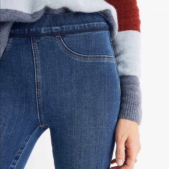 Madewell Pull-On Jeans Jeggings in Freeburg Wash - Picture 3 of 14